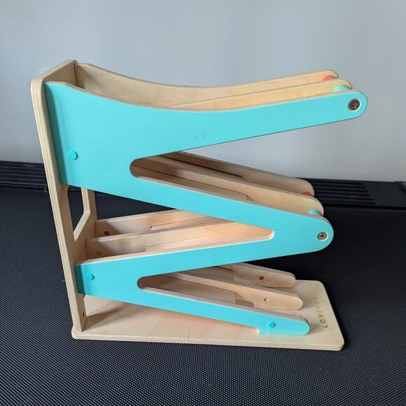LOVEVERY Wooden Race and Chase Ramp *No Cars* Pre Owned - Picture 1 of 2